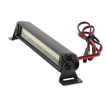 RC Roof LED Light Bar, Ceiling Lamp, RC Lights Kit, Super Bright LED Light Bar, 25 LED Roof Lamp for RC Car Crawler 1/10 for Axial SCX10 RC