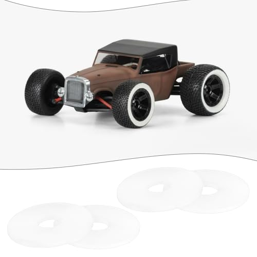 50PCS RC Body Washers Compatible with Bandit Compatible with Rustler Compatible with Stampede 1/10 Scale RC Model Cars ID 6.5mm OD 22mm Thickness 1.2mm