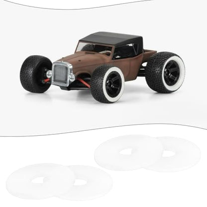 50PCS RC Body Washers Compatible with Bandit Compatible with Rustler Compatible with Stampede 1/10 Scale RC Model Cars ID 6.5mm OD 22mm Thickness 1.2mm