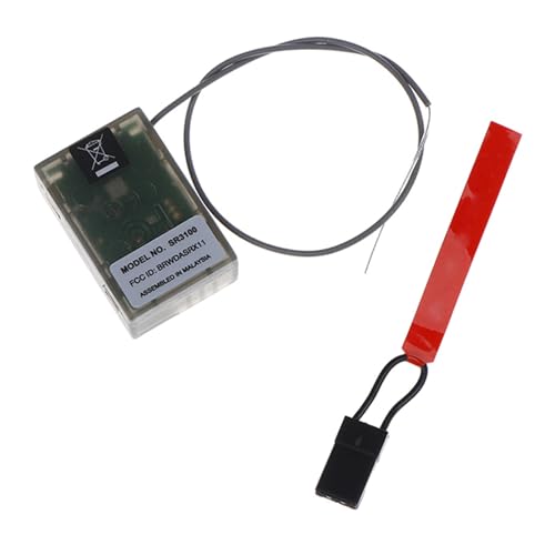 SR3100 Receiver 2.4GHz 3-Channel Receiver for 1/18 Scale Remote Controlled Car and Boat Stable Accurate Control for Car Boat Vehicle Models
