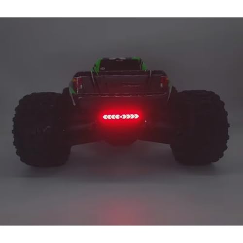 RC Car Spotlight Kits for Traxxas for Mini for Maxx 1/16 5-12V Front Rear Lighting System Bright Lamp RC Car Upgrade Accessories Replacement Parts(Front and Rear Light) - size: Front and rear light