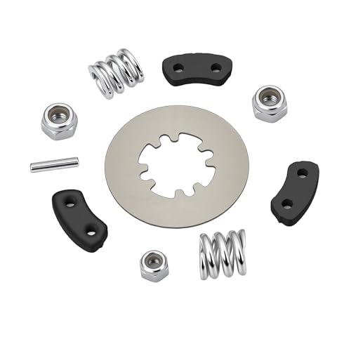 Metal Slipper Clutch Rebuild Kit with Slipper Pressure Plate & Hub #5552X #5556 Upgrades for Traxxas 1/10 Slash/Ford Raptor/Rustler RC Car
