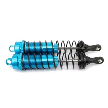 RC Shock Absorbers Compatible With Hpi 1/8 Rc Car For Buggy Truck Crawler Upgrades Parts Aluminum Adjustable RC Shock Absorber Damper 140mm - color: Blue