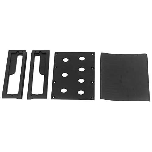 Wear Aluminum Alloy RC Work Stand with Compact Portable Design for 1/8 1/10 RC Truck Scales (Black)