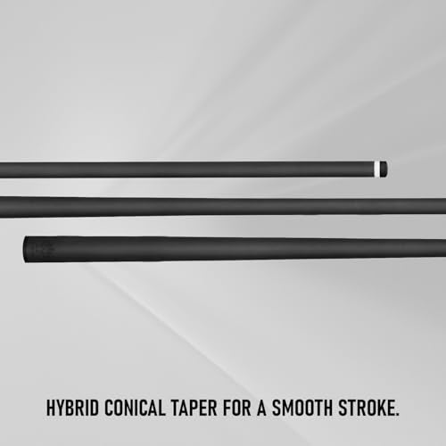 CUEBOTS Z Wave Carbon Fiber Shaft, Low Deflection Shaft, Multi-Layer Carbon, Construction, 12.5mm Tip, 7-Layer, Microfiber Tip, Uni-QR Joint, 3/8-8, 3/8-10, 5/16-18, Joint