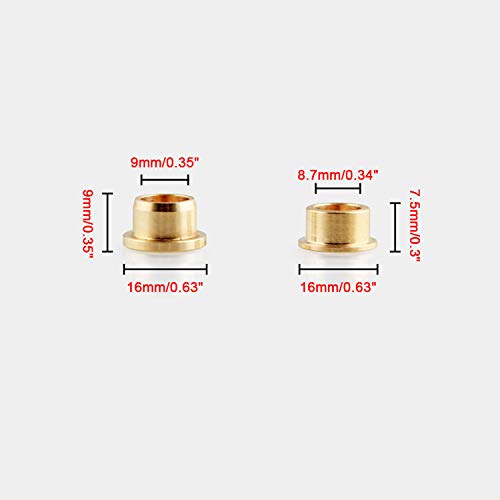 Door Hinge Pin and Bushing Kit Hinge with Pin LEDAUT Replacement for Ford F150-F350 Bronco SUV - size: OT240