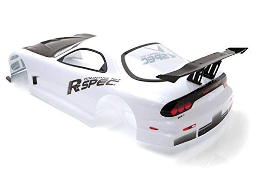 1/10 Scale RC Printed Precut Drift Racing Touring Onroad Car Body Shell Width 190mm with Wing Mirror Accessories (RX7) - style: RX7