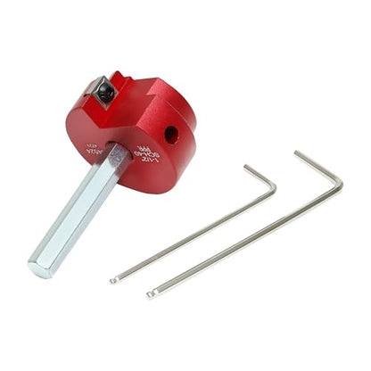 HFS(R) 1-1/2" PVC Pipe Reamer Tool - Fits 1/2" Drill, PVC Fitting Saver & Plastic Pipe Fitsting Reamer Socket Saver Plumbing Tool for Schedule 40 Plastic Pipes - size: 1.5 Inch