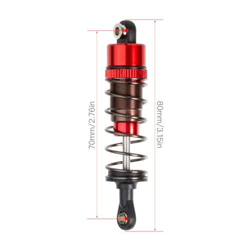 4Pcs 70mm Aluminum Oil Filled Shocks Absorbers for Tamiya CC-01 Wrangler SCX10 D90 HSP HPI 1/10 RC Crawler Car Upgrades