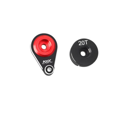 KYX Racing Aluminum Servo Arm Upgrades Parts Accessories for 1/18 RC Car LOSI Mini LMT 4X4 Monster Truck