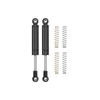 RCLIONS 80mm RC Shocks Absorber Damper Internal Spring for 1/10 Crawler Car | TRX4 SCX10 II III D90 Redcat Gen7 Gen8 Upgrade Parts - size: 80mm
