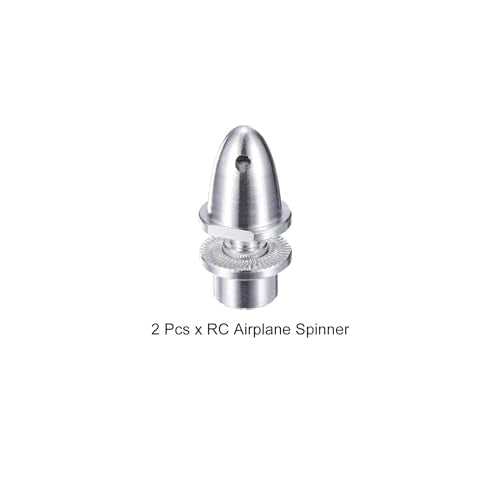 MECCANIXITY RC Plane Airplane Spinners Propeller Adapter, 5mm Extrusion Propeller Adapter Saver for Shaft Brushless Motor Speed Controllers, Pack of 2 - size: 5mm