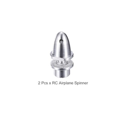 MECCANIXITY RC Plane Airplane Spinners Propeller Adapter, 5mm Extrusion Propeller Adapter Saver for Shaft Brushless Motor Speed Controllers, Pack of 2 - size: 5mm