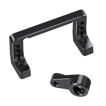 QUE-T Aluminium Servo Mount with Servo Arm for LOSI 1/16 Mini-B 2WD Buggy
