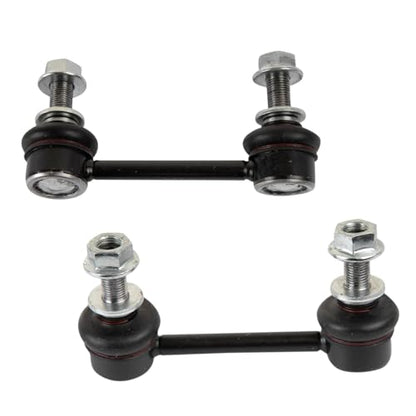 TRQ Driver and Passenger Side Sway Bar Link Set 2 Piece Compatible with 16-20 Lexus GS F 15-22 RC F 10-19 RX350 10-19 RX450h 18-19 RX350L 18-19 RX450hL 14-19 Toyota Highlander - style: PSA61044