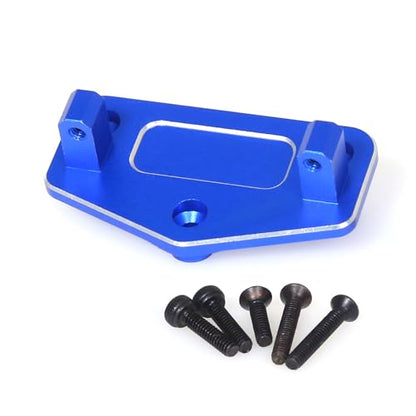 Aluminum Alloy Servo Fixed Seat RC Upgraded Parts for LOSI 1/18 Mini LMT 4X4 Brushed Monster Truck RTR-LOS01026 RC Car (Blue) - color: Blue