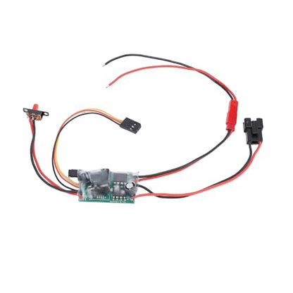 Keenso Brushed ESC, Composite Material Electronic Speed Controller with Brake for 1/16 RC Cars - Easy Install for WPL and MN (16A)