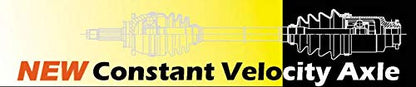 DTA 2 New Front CV Axle Compatible With VW Beetle Jetta Golf 1.9L or 2.0L With 5 Spd Manual Transmission Only