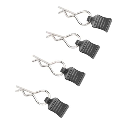 RC Car Body Pin with Pull Tabs Secure Connection Durable Plastic Metal Construction RC Body Clip for 124008 124010 124006 144016 144018 Hobbyists Racing Enthusiasts Off Road Use