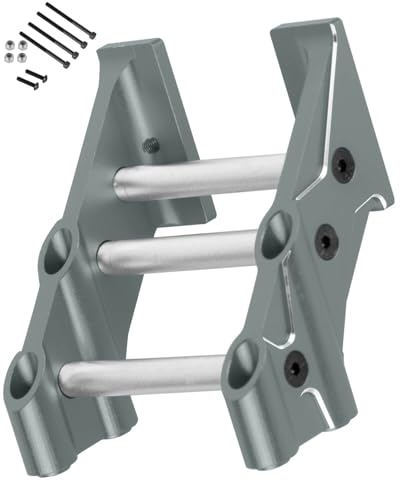 RC Wing Mount Upgrades Part for 1/10 Kraton Outcast 4X4 4S V2 BLX,Alloy Rear Wing Mount Hops Up,Replace ARA320631,Titanium - color: Titanium(parts)