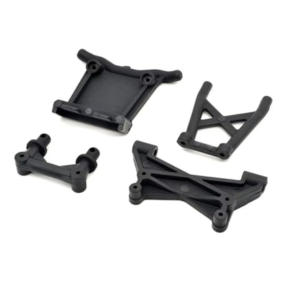 Compatible with ZD for Racing for DBX07 1/7 RC Car Upgrade Parts Spare Accessories Front Bumper and Body Post Set Rc Bumper