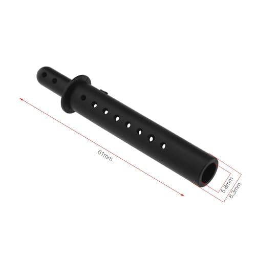 The Lord of the Tools 8PCS RC Body Post Extension Compatible with RC HSP 1/10 Model Car RC Car Body Post Replacement Parts Plastic, Black