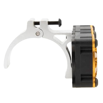 DKKY RC Motor Cooling Fan Heatsink 18000RPM 36mm for ARRMA Axial Traxxas 1/6 1/8 1/10 RC Models with 3650 Motor (Yellow) - color: Yellow