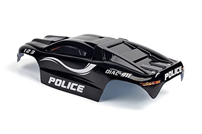 SummitLink Custom Body Police Style Compatible for E-Revo 1/10 Scale RC Car or Truck (Truck not Included) ER-PB-01