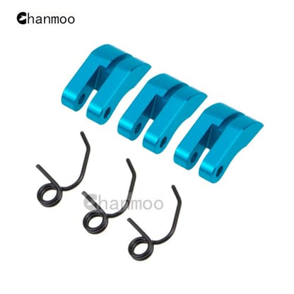 1/8 RC Car 14T Clutch Bell Flywheel Assembly Kit Shoes Bearings Gear Engine Nut Springs Cone for 1:8 RC Buggy Truck Car KYOSHO HPI HSP Axial Himoto 21-28cxp Nitro Engine Parts (Blue) - color: Blue