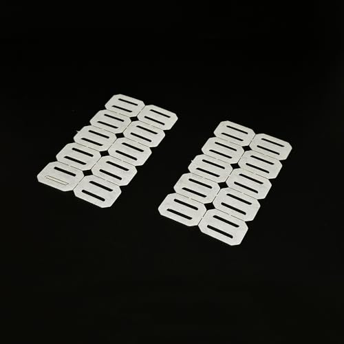 20PCS RC Plane Hinge Folding Leaf Paper Hinges Model Aileron Tail Wing Connector for RC Airplane Aircraft Helicopter DIY Model Plane Fix Wing Parts (20x15mm Rectangle) - style: 20x15mm Rectangle