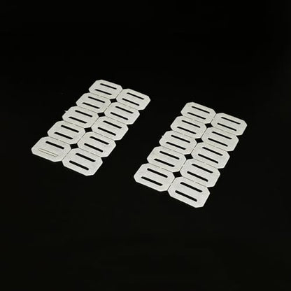 20PCS RC Plane Hinge Folding Leaf Paper Hinges Model Aileron Tail Wing Connector for RC Airplane Aircraft Helicopter DIY Model Plane Fix Wing Parts (20x15mm Rectangle) - style: 20x15mm Rectangle