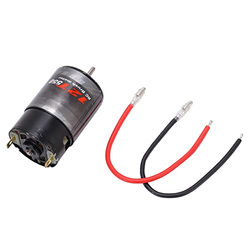 550 Brushed Motor 320A Two Way ESC Combo for RC Crawler High Efficiency Power System with Enhanced Heat Dissipation and Reversing 12T
