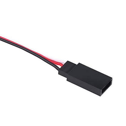 5Pcs Servo Extension Cables for JR/FUTABA RC – 30cm Silicone Wire with 3-Pin Male to Female Connectors
