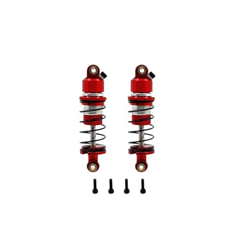 for WLtoys 244016 for LOSI Micro-B 1/24 Hydraulic Front Shock Absorber Metal Upgrade Remote Control Car Parts Rc Parts - color: Red