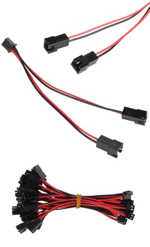 5Pcs 3D Printer Mainboard Y Splitter 1 to 2 Extension Connector Wires Cooling Fan XH2.54 Terminal Connector Cables