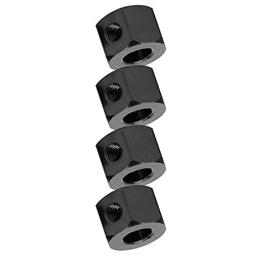 GOWENIC Aluminum Alloy RC Extension Adapter, Hub Combiner Coupler for 5mm to 12mm WPL D12 RC Truck, Wheel Hub Adapter for Car Upgrades (Black) - color: Black
