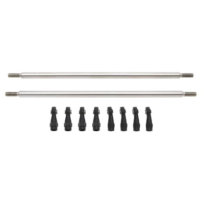 MEUS RACING 1/10 Links Steel Chassis Links Kit for Traxxas TRX4 Axial SCX10 Tamiya CCO1 Redcat Gen8 1/10 RC Crawler (140mm) - size: 140mm
