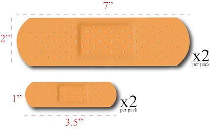 4 Pack Vehicle Bandage Stickers for Cars Trucks Big 3M Decal Bumper dent Cover auto Funny Graphic Removable Vinyl and Safe for Paint Damaged Scratched ding Body Decals car Sticker - size: Medium
