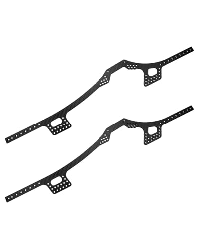 Upgrade Carbon Fiber RC Chassis Frame Rails Fits for 1/10 Axial SCX10 RC Model Car Parts Forward Low Center of Gravity Design