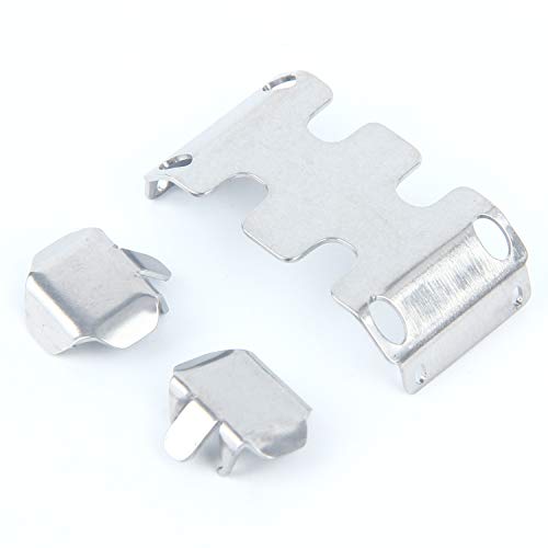 LCX Racing 1/24th RC Crawler Car Stainless Steel Skid Plate Axle Guard Protector, Skid Plate Armor & Axle Guard for Axial SCX24, Upgrades Parts Accessories