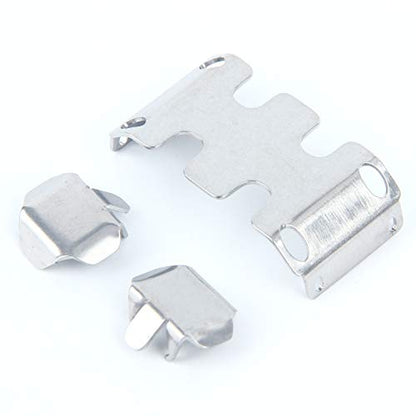 LCX Racing 1/24th RC Crawler Car Stainless Steel Skid Plate Axle Guard Protector, Skid Plate Armor & Axle Guard for Axial SCX24, Upgrades Parts Accessories