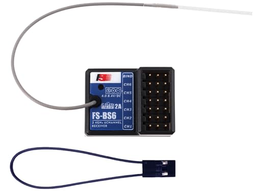 FS-BS6 Gyro Receiver 6-CH AFHDS2A, for Flysky FS-GT5 RC Transmitter | 6 Channels 2.4Ghz