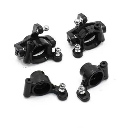 Compatible with Wltoys 144001 144002 144010 124016 124017 124018 124019 RC Car Upgrade Parts Steering Cup C-Hub Carrier Rear Hub Set RC Car Accessories