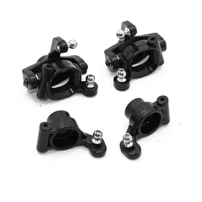 Compatible with Wltoys 144001 144002 144010 124016 124017 124018 124019 RC Car Upgrade Parts Steering Cup C-Hub Carrier Rear Hub Set RC Car Accessories