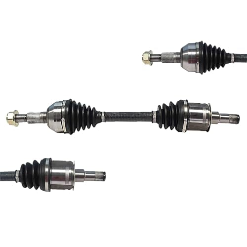 Front CV Axle Shaft Assembly Set 2 Pieces Compatible with Cadillac CTS 2008-2014, SRX 2004-2009, STS 2005-2011, RWD & AWD CV Axle Joint Front Left Right Side - size: NCV10242_NCV10236/Pair