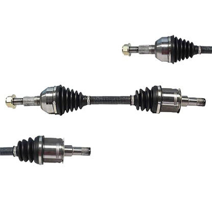 Front CV Axle Shaft Assembly Set 2 Pieces Compatible with Cadillac CTS 2008-2014, SRX 2004-2009, STS 2005-2011, RWD & AWD CV Axle Joint Front Left Right Side - size: NCV10242_NCV10236/Pair