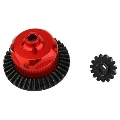Metal Differential Gear Set for Tamiya TT-02 TT-02B TT02 TT02B 1/10 RC Toys Car Upgrade Parts (red) - color: Red