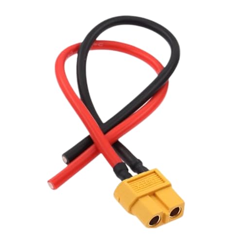 Battery Connector – Soldered XT60 Cable Extension Wire | Durable Electrical Plug Adapter for Model Helicopter, RC, Boat Motor, DIY Supply, Camping Gear, Robotics Project, Electronic - size: Female head/line 16 10cm