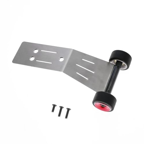 for TRAXXAS for Mini for Maxx Rc Remote Control Car Monster Truck Aluminum Wheelie Bar Upgrade Parts Modify Accessories RC Car Repair Kit - color: Red