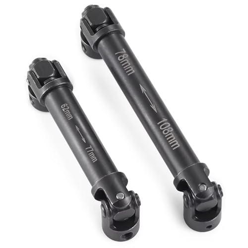RC Car Drive Shafts for Axial for UTB18 for Capra 1/18 Replacement Front Rear Steel Drive Shaft Joint Transmission Shaft RC Buggy Truck Model Upgrade Parts